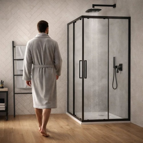 Cabina doccia corner black - corner,