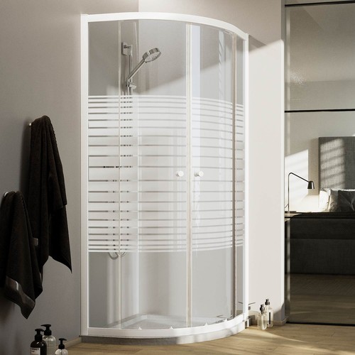 Box doccia vetro semicircolare - doccia,