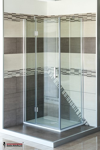 Cabina box doccia angolare